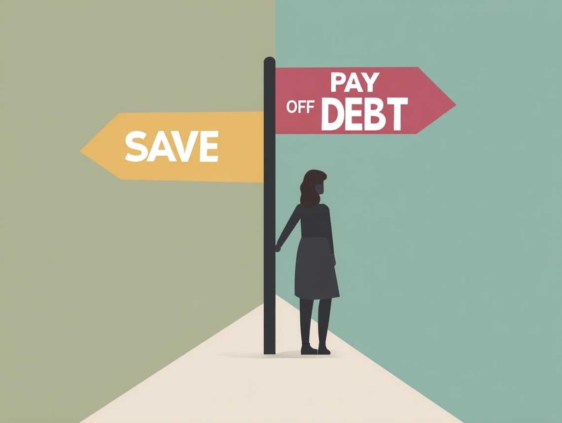 Should You Pay Off Debt or Save First? A Behavioral Approach